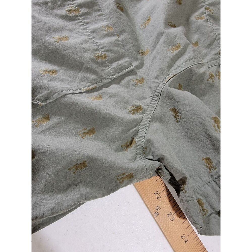 North Face Men's AOP All Over Print Short Sleeve Button Shirt - Large - Picture 5 of 6